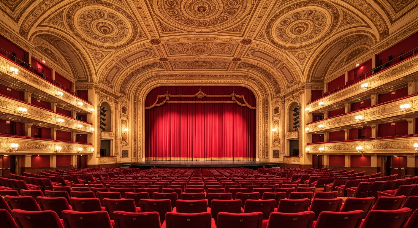 Performing arts theater interior in Sarasota Florida