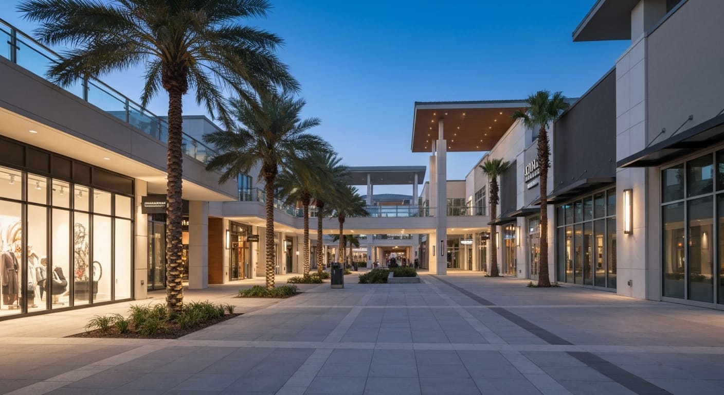 Hertz Arena and shopping in Estero Florida