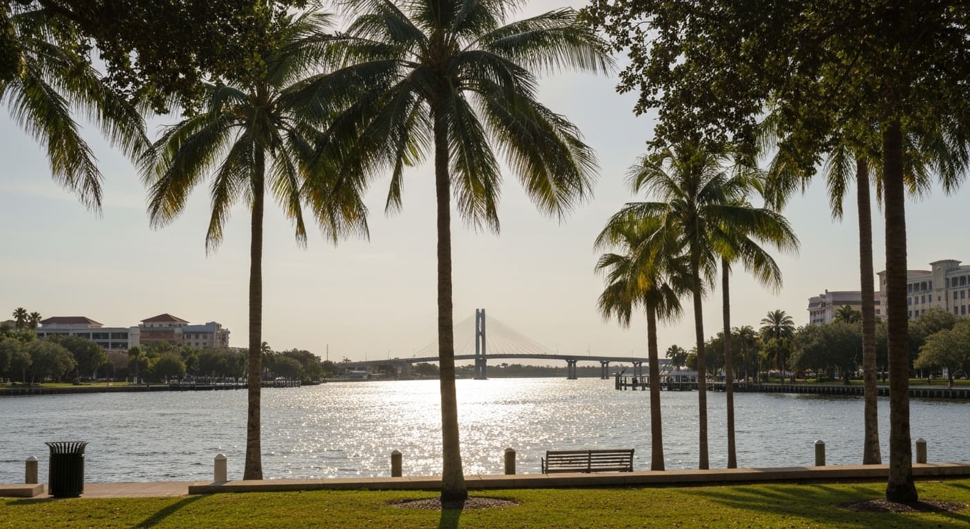 Caloosahatchee River view from River District