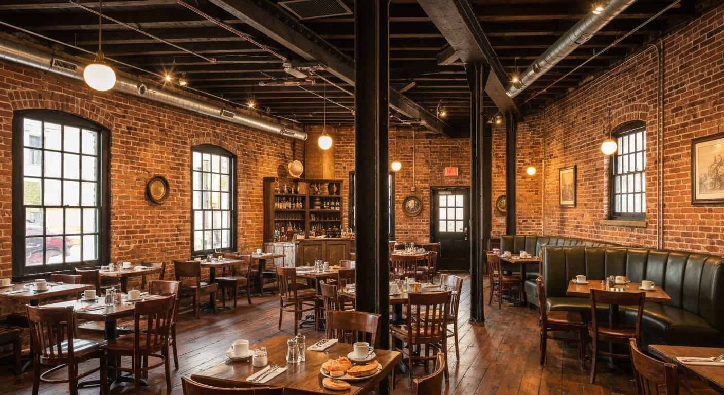 Outdoor brunch dining in downtown Sarasota Florida Rosemary District