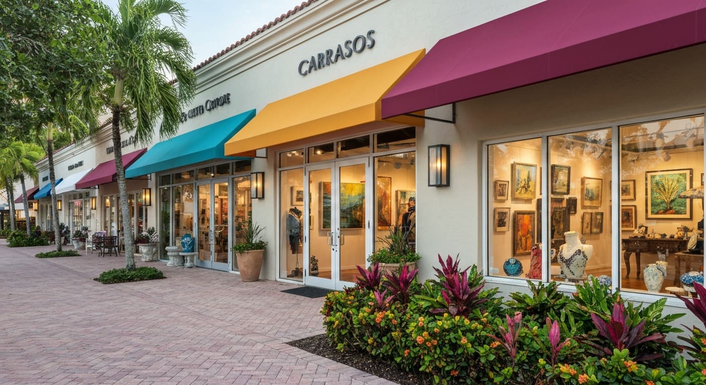 St. Armands Circle Sarasota shops and galleries