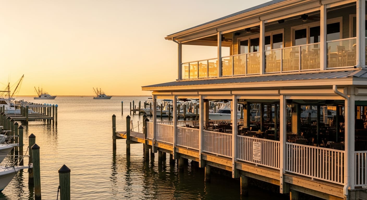 Sunset cruise zone near Matanzas Pass and Fort Myers Beach