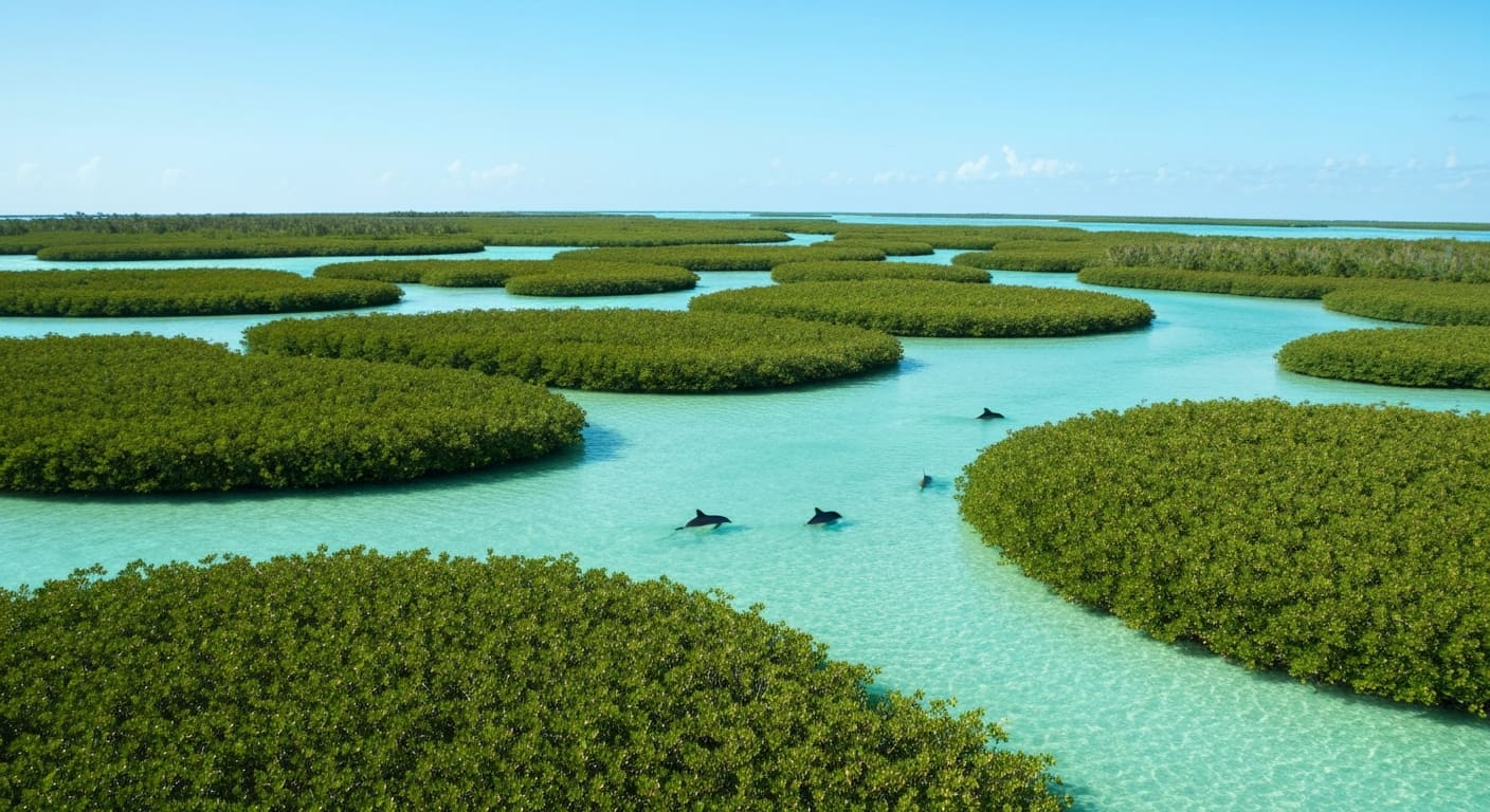 Ten Thousand Islands mangrove waterway near Marco