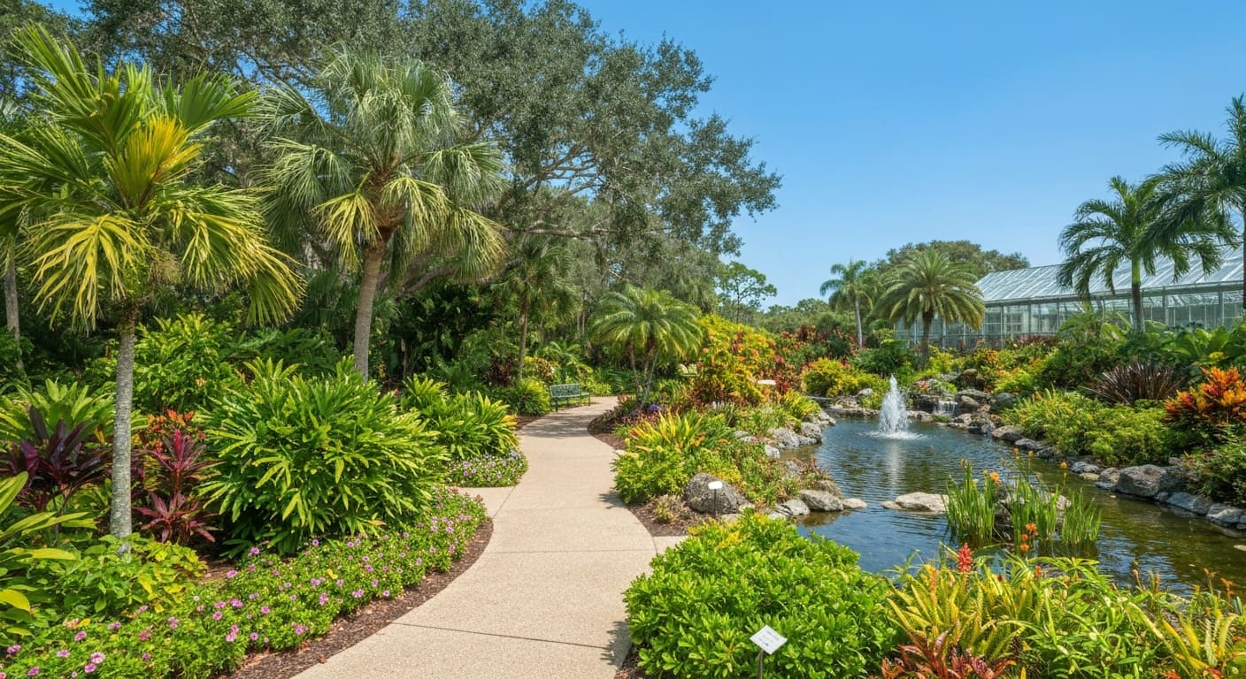 Naples Botanical Garden tropical plants