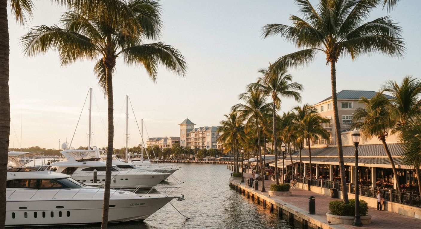 Naples Bay waterfront near Third Street South