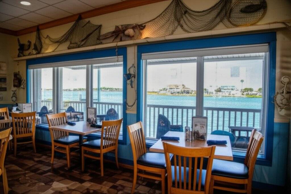 Venice fishing pier at first light on the Gulf