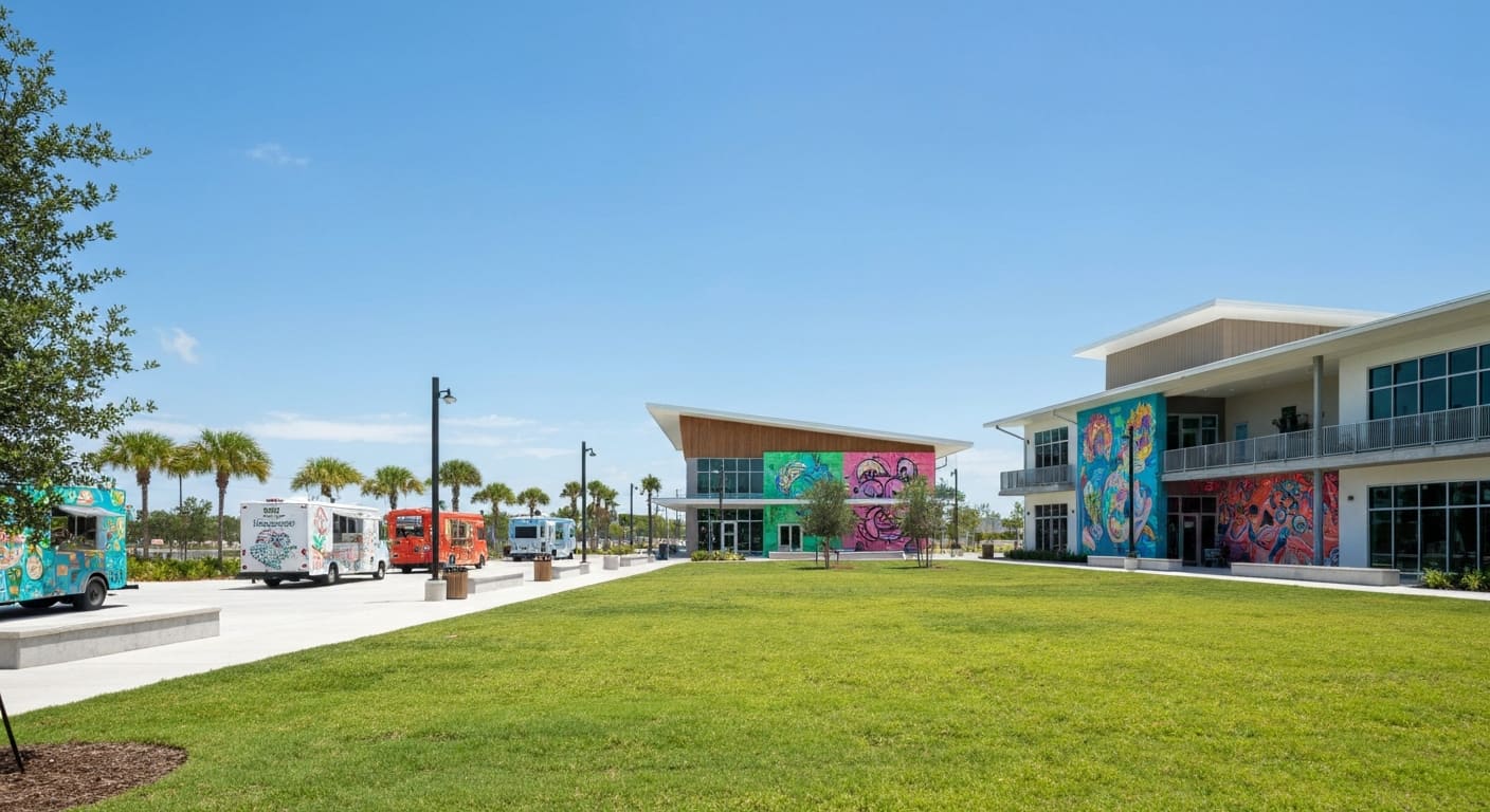 The Yard at Wellen Park community venue in Venice Florida